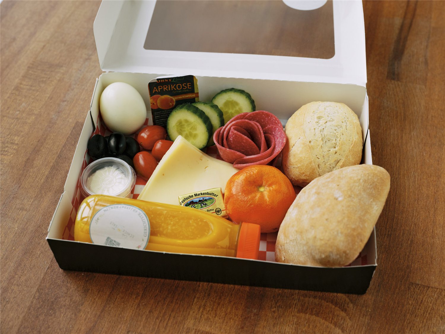 Unsere große Frühstücksbox für Hotels und Serviced Apartments